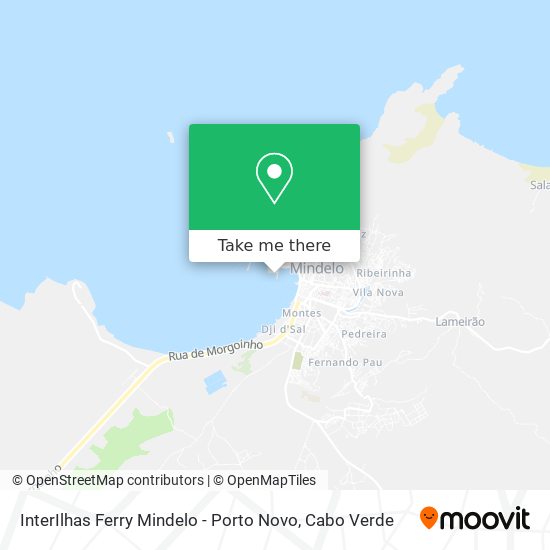 InterIlhas Ferry Mindelo - Porto Novo plan