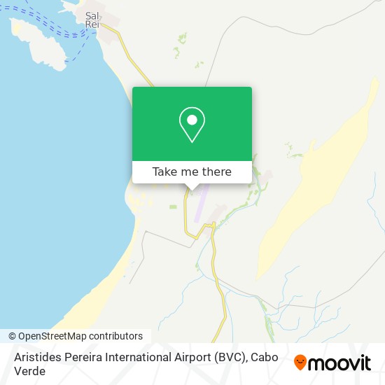 Aristides Pereira International Airport (BVC) mapa