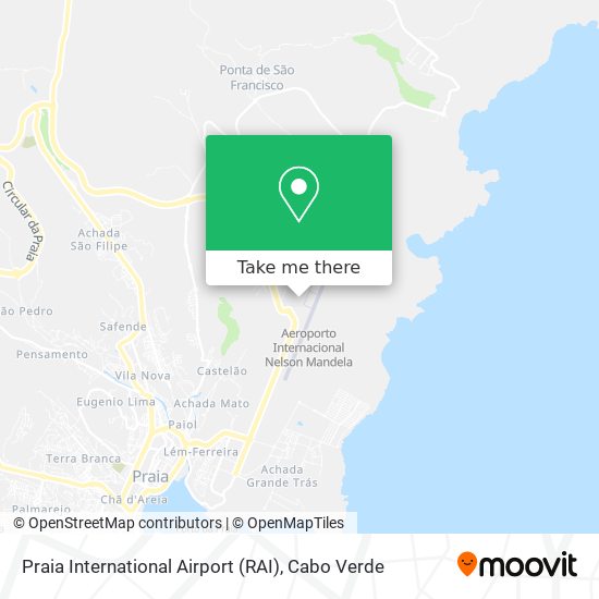 Praia International Airport (RAI) mapa