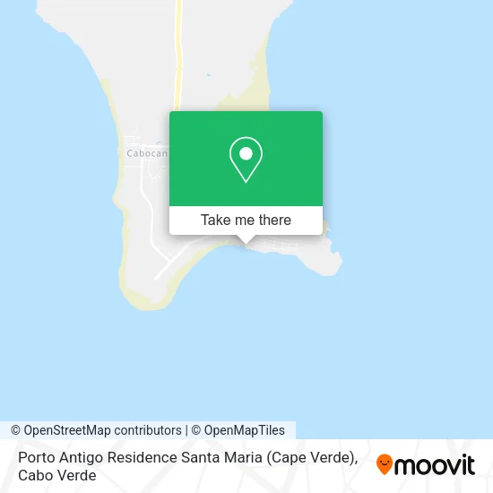 Porto Antigo Residence Santa Maria (Cape Verde) map