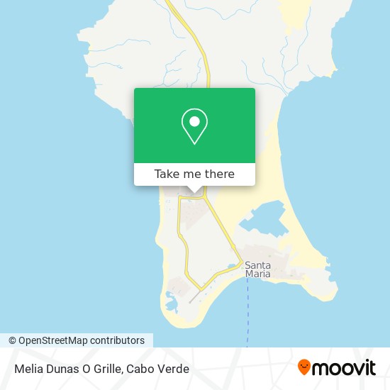 Melia Dunas O Grille map