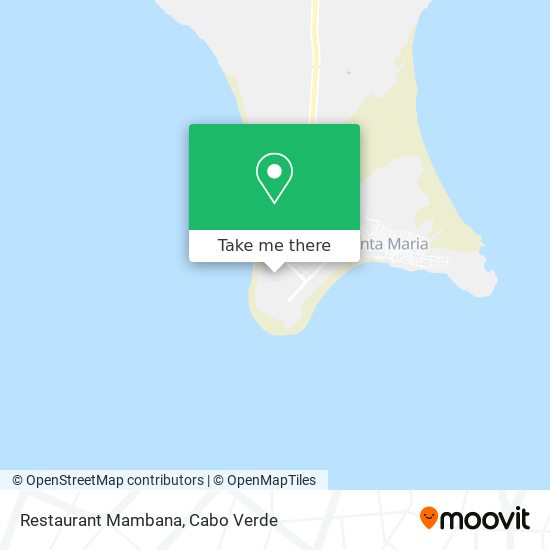 Restaurant Mambana map