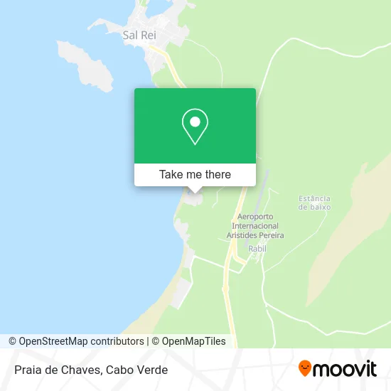 Praia de Chaves map