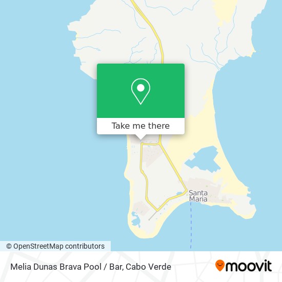 Melia Dunas Brava Pool / Bar map