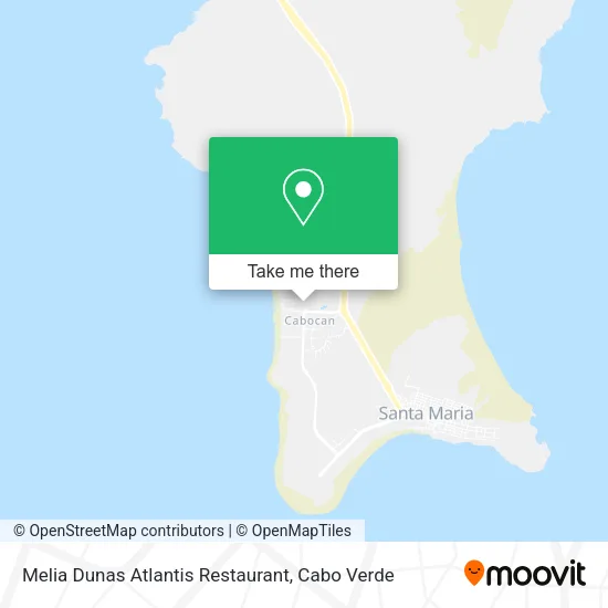 Melia Dunas Atlantis Restaurant map