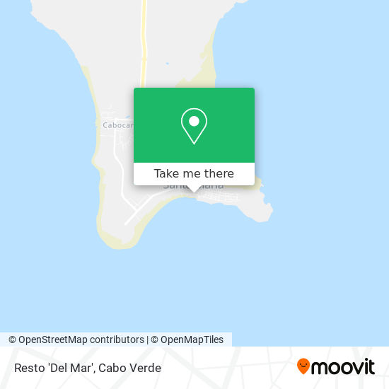 Resto 'Del Mar' map