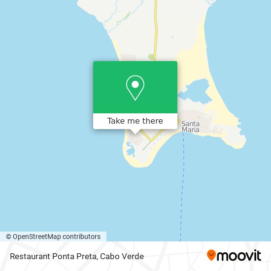 Restaurant Ponta Preta mapa