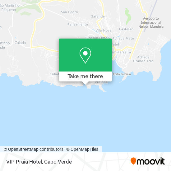 VIP Praia Hotel mapa