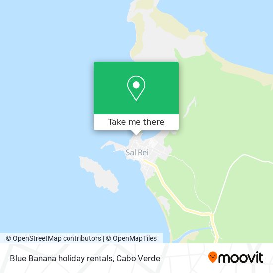 Blue Banana holiday rentals map