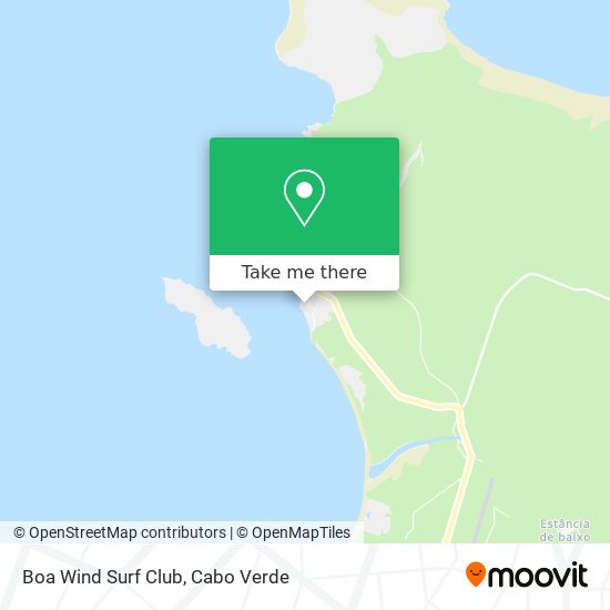 Boa Wind Surf Club mapa