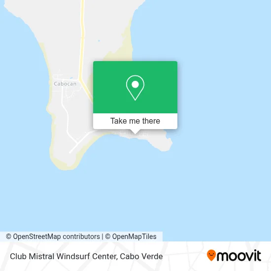 Club Mistral Windsurf Center map