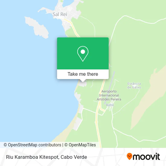 Riu Karamboa Kitespot map
