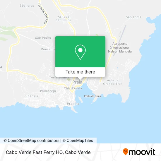 Cabo Verde Fast Ferry HQ map