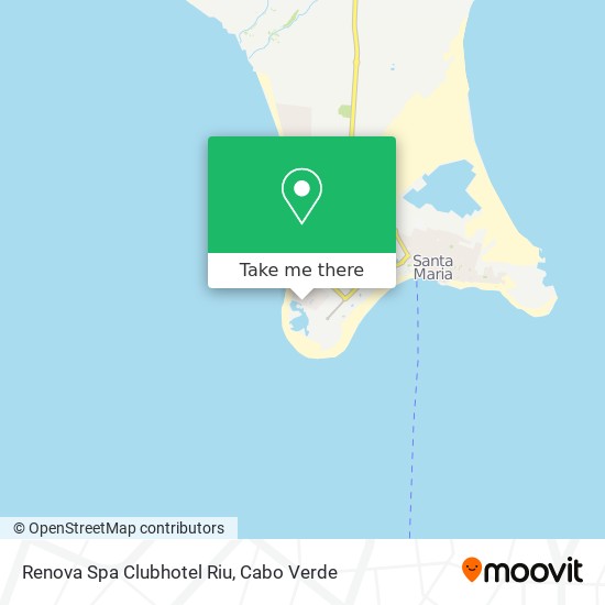 Renova Spa Clubhotel Riu map