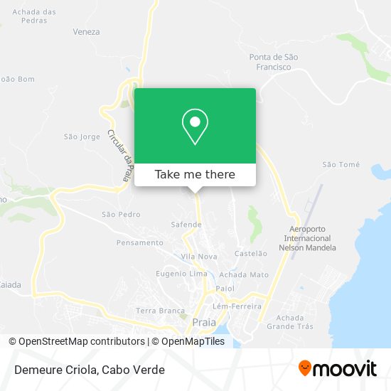 Demeure Criola map