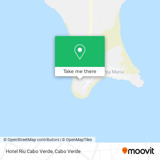 Hotel Riu Cabo Verde mapa