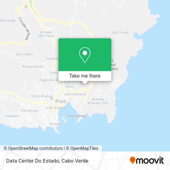 Data Center Do Estado map