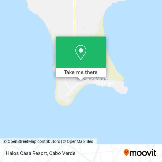 Halos Casa Resort map