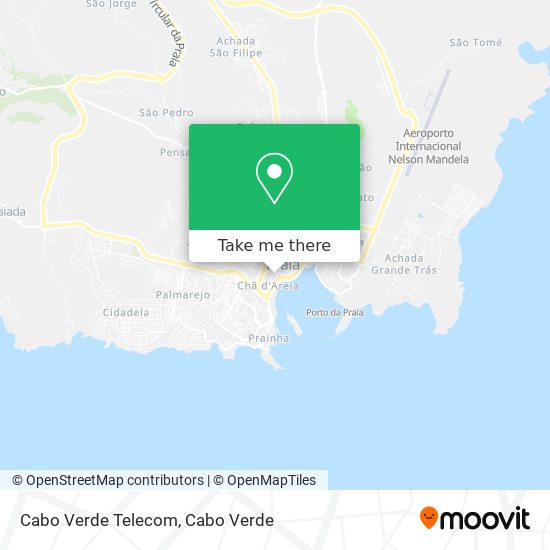 Cabo Verde Telecom map