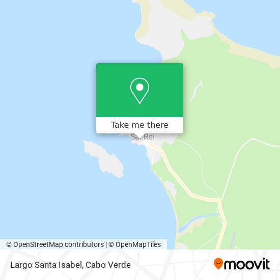 Largo Santa Isabel mapa