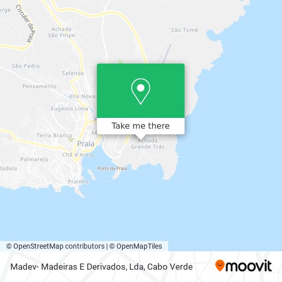 Madev- Madeiras E Derivados, Lda mapa