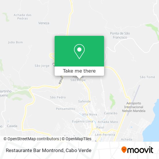 Restaurante Bar Montrond mapa