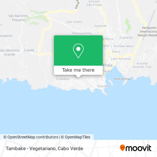 Tambake - Vegetariano mapa