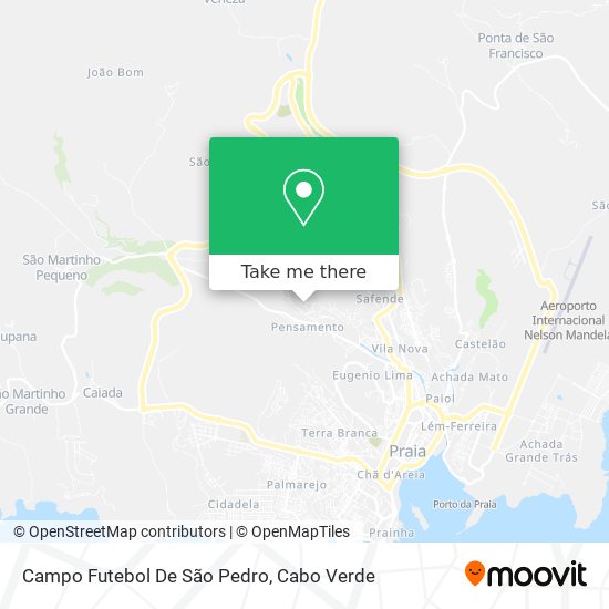 Campo Futebol De São Pedro mapa