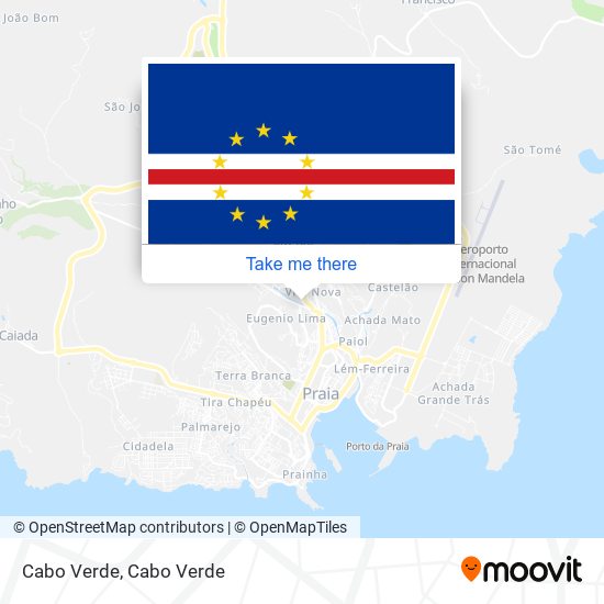 Cabo Verde map