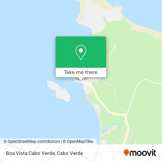 Boa Vista Cabo Verde map