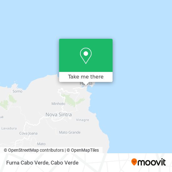Furna Cabo Verde map