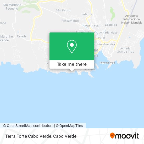 Terra Forte Cabo Verde mapa
