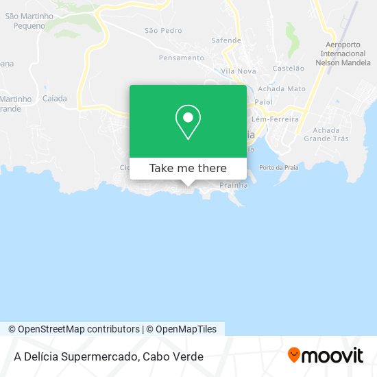 A Delícia Supermercado mapa