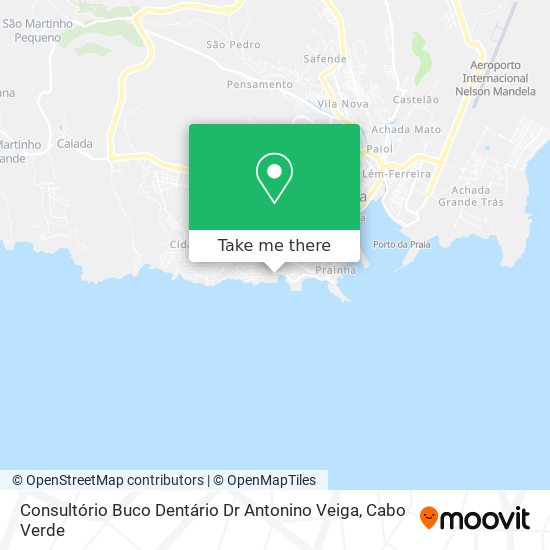 Consultório Buco Dentário Dr Antonino Veiga map