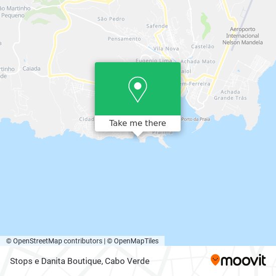 Stops e Danita Boutique mapa
