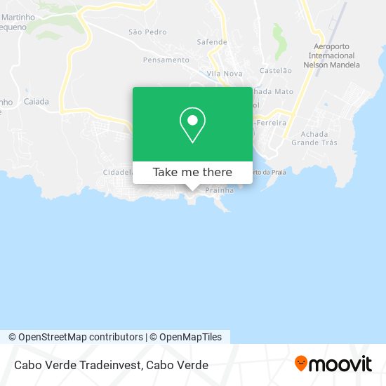 Cabo Verde Tradeinvest map