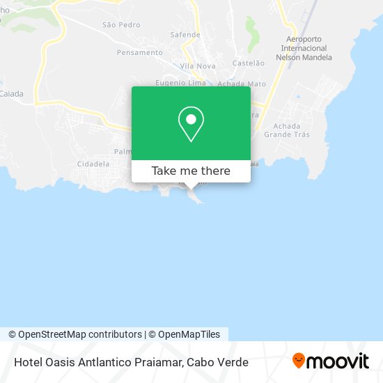 Hotel Oasis Antlantico Praiamar map