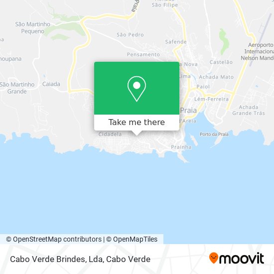 Cabo Verde Brindes, Lda map