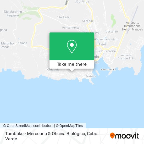 Tambake - Mercearia & Oficina Biológica mapa