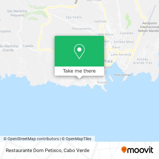 Restaurante Dom Petisco mapa