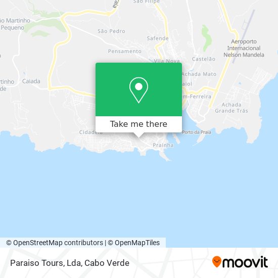 Paraiso Tours, Lda map