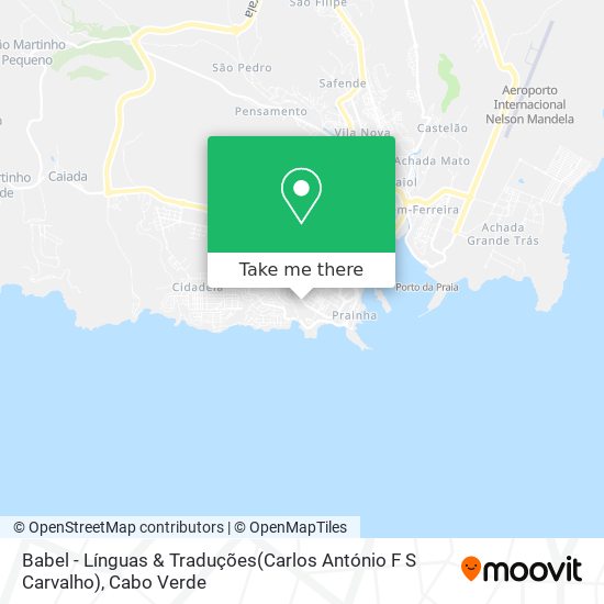 Babel - Línguas & Traduções(Carlos António F S Carvalho) mapa