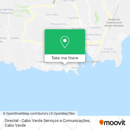 Directel - Cabo Verde Serviços e Comunicações map