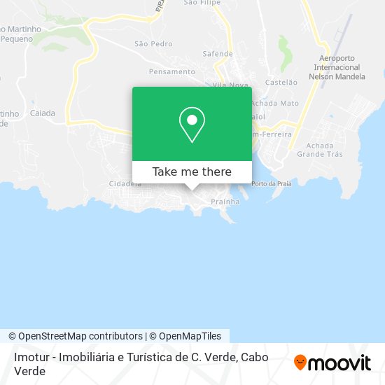 Imotur - Imobiliária e Turística de C. Verde mapa