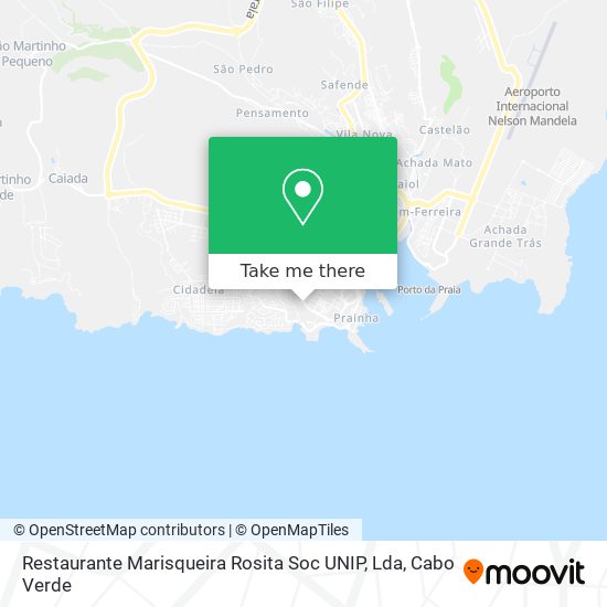 Restaurante Marisqueira Rosita Soc UNIP, Lda map