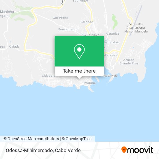 Odessa-Minimercado map