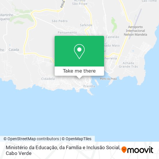 Ministério da Educação, da Família e Inclusão Social map