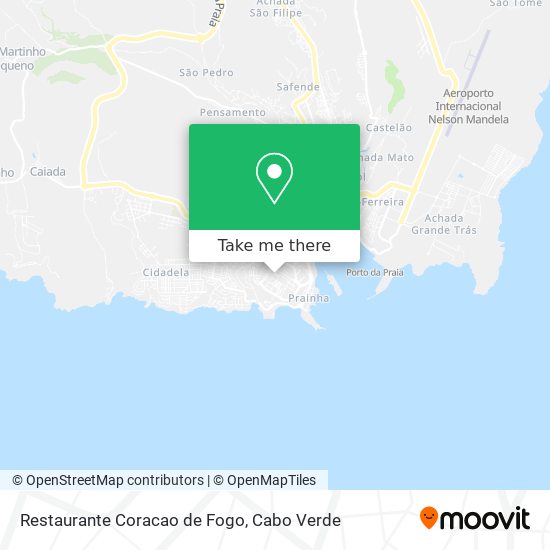Restaurante Coracao de Fogo map