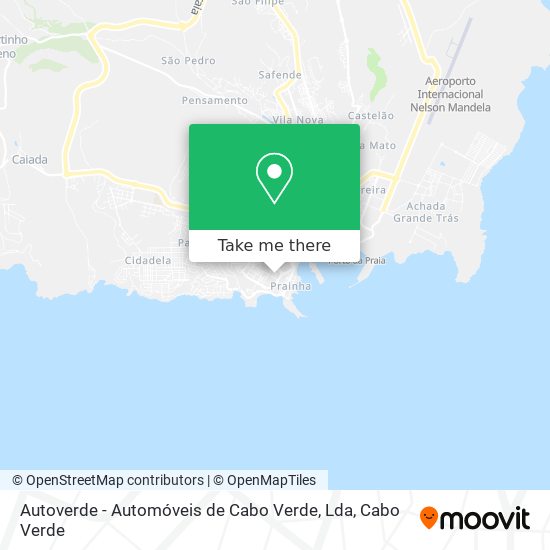 Autoverde - Automóveis de Cabo Verde, Lda map