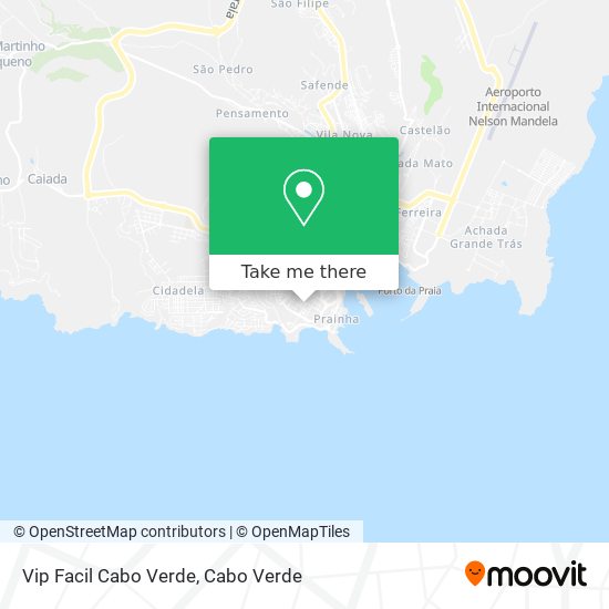 Vip Facil Cabo Verde mapa